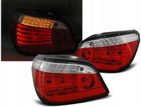 Lampy LED Do BMW E60 2003-2007 RED WHITE DYNAMICZNY KIERUNKOWSKAZ