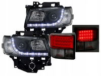 LAMPY REFLEKTORY + TYLNE LED DO VW T4 OD 1996 DO 2003 DAYLIGHT KOMPLET