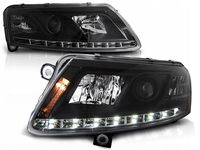 LAMPY Reflektory AUDI A6 C6 04-08 R LED DO JAZDY DZIENNEJ