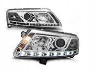 LAMPY REFLEKTORY DO AUDI A6 C6 04-08 LED DO JAZDY DZIENNEJ XENON