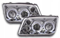 LAMPY REFLEKTORY Do VW BORA Od 1998 Do 2005 RINGI CHROME LED