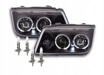 Lampy Reflektory Do VW BORA OD 1998 DO 2005 ROKU Soczewki LED H1 GRATIS