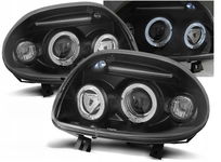 LAMPY REFLEKTORY RENAULT CLIO II OD 09.1998 DO 05.2001 RINGI BLACK