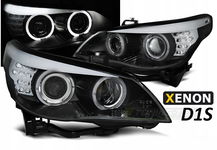 LAMPY REFLEKTORY XENON RINGI LED do BMW E60 E61 OD 2005 DO 2007 Roku