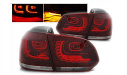 Lampy Tylne DIODOWE VW GOLF 6 VI 08-12 RED WHITE