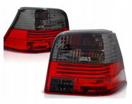 LAMPY TYLNE DO VW GOLF IV 4 HATCHBACK OD 1997 DO 2003 CLEAR RED SMOKE