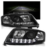 Nowe LAMPY Reflektory LED Dayline AUDI A6 C5 4B 1997-2001 + Żarówki GRATIS