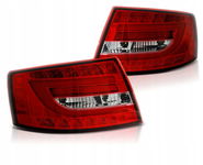 NOWE Lampy TYLNE Do AUDI A6 C6 4F SEDAN Od 2004 Do 2008 LED BAR RED 6 PIN