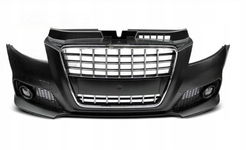 Nowy ZDERZAK + Halogeny Do AUDI A3 8P Od 2008 Do 2012 Roku CHROME BLACK