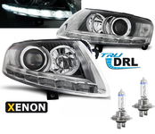 REFLEKTORY LAMPY Do AUDI A6 C6 OD 2004 DO 2008 LED DO JAZDY DZIENNEJ XENON