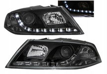 REFLEKTORY LAMPY Do SKODA OCTAVIA II 2 OD 2004 DO 2008 R H7 DAYLIGHT BLACK