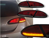 Piękne LAMPY DIODOWE NOWE SEAT LEON OD 06.2005 DO 2009 Roku RED SMOKE LED