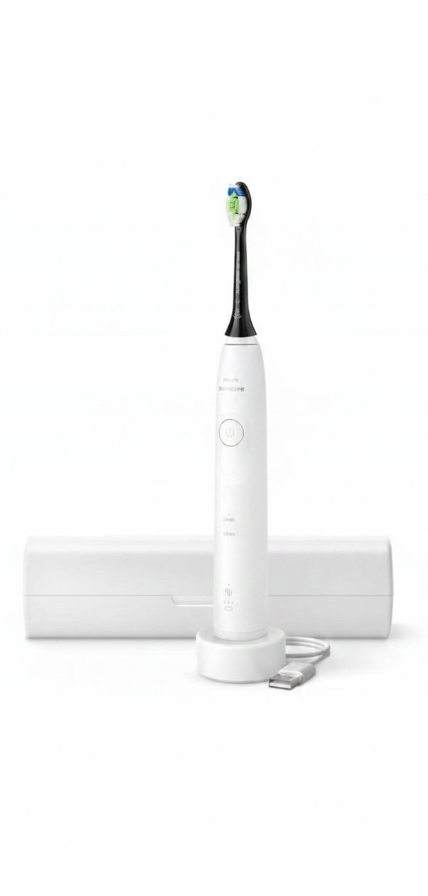 Szczoteczka Philips Sonicare 5500 Biała Etui, Czujnik Nacisku, 1 końcówka