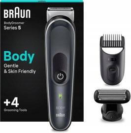 Maszynka do strzyżenia Braun Bodygroomer 5 +2 nasadki + etui podróżne