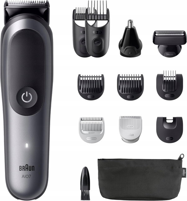 Maszynka Braun Series 7 AIO7545 zestaw 12w1 do pielęgnacji ciała SBOX