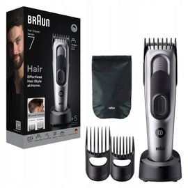Maszynka do Włosów Braun HC7590 Series 7 Trymer 17 Długości Zmywalna
