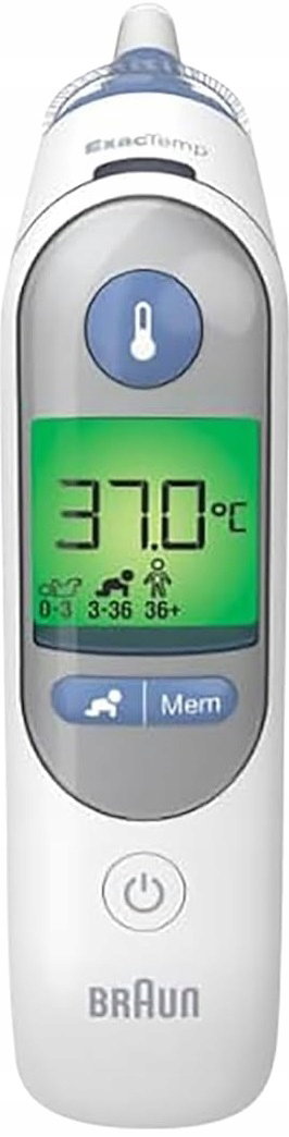 Termometr Braun IRT6520 ThermoScan 7 Age Precision 20 Kapturków Pomiar w 1s