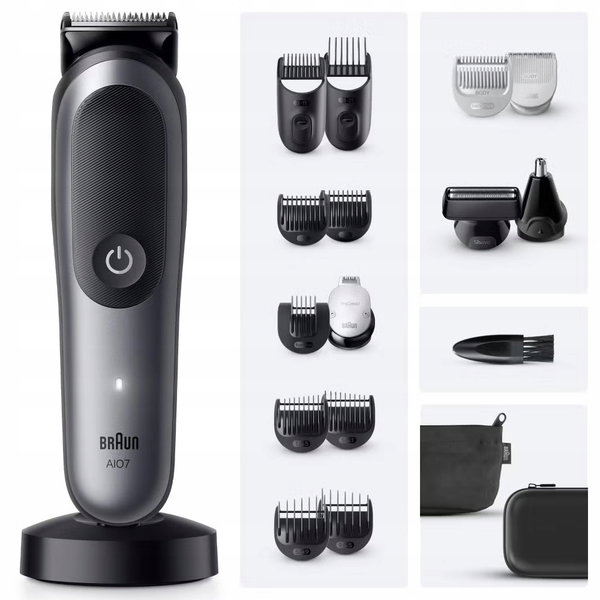 Braun Series 7 AIO7585 Trymer 18w1 Maszynka do Brody Włosów Ciała Zestaw