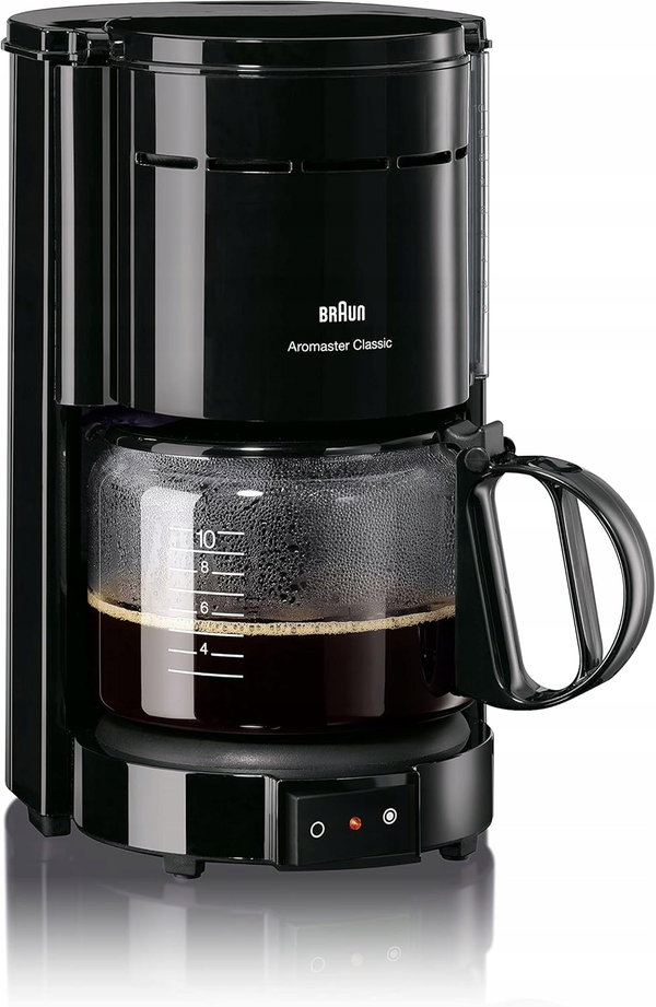 Braun KF 47 BK Przelewowy Ekspres do Kawy Szklany Dzbanek