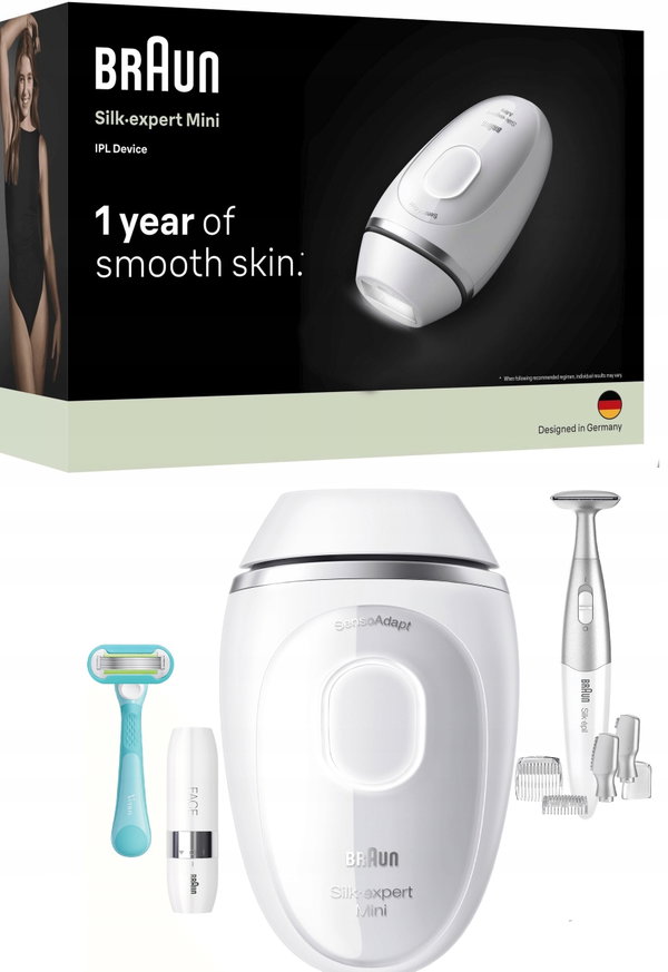Depilator IPL laserowy Braun Silk-expert Mini PL1115 do ciała brak etui