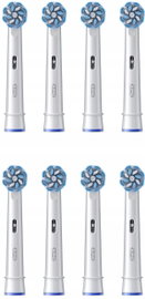 Końcówki Oral-B Sensitive Clean 8 sztuk Białe Miękkie Włókna
