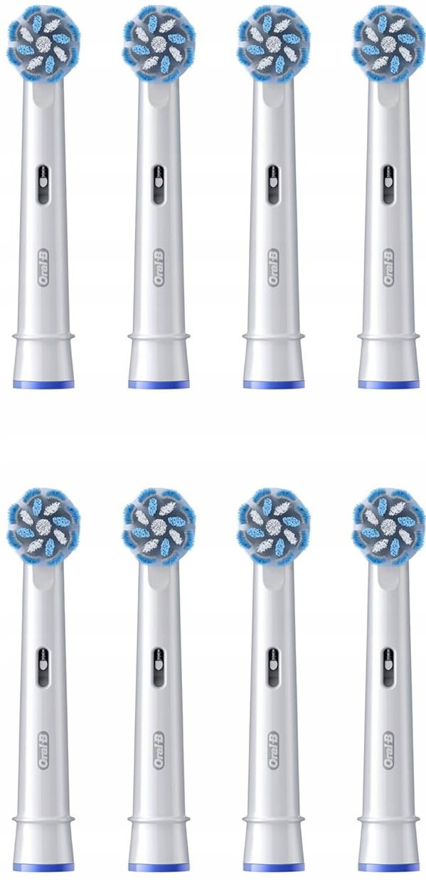 Końcówki Oral-B Sensitive Clean 8 sztuk Białe Miękkie Włókna