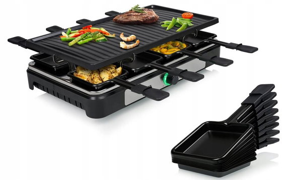 Grill Elektryczny Raclette Tristar RA-2746 Stołowy na 8 Osób Panini 1400W