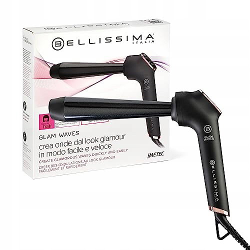 Lokówka Stożkowa Bellissima S3103 Glam Waves Ceramiczna Keratyna Fale