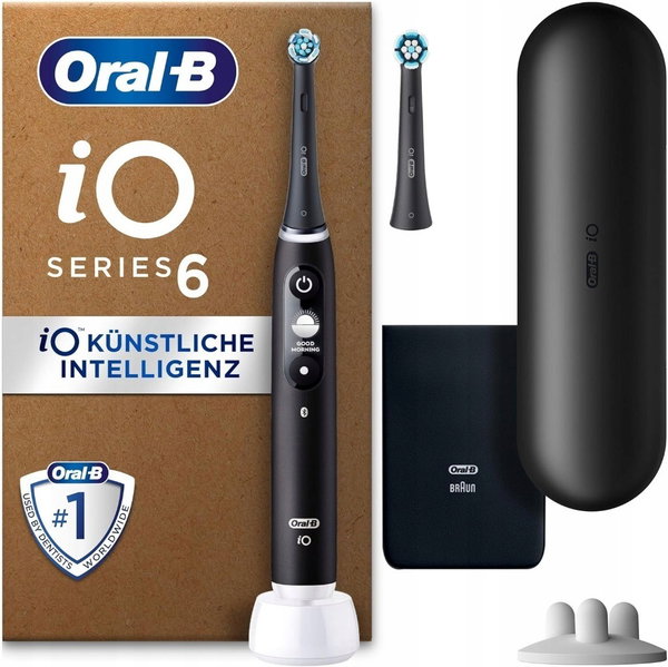 Oral-B iO Series 6 Szczoteczka magnetyczna do zębów Sensitive + 2 końcówki