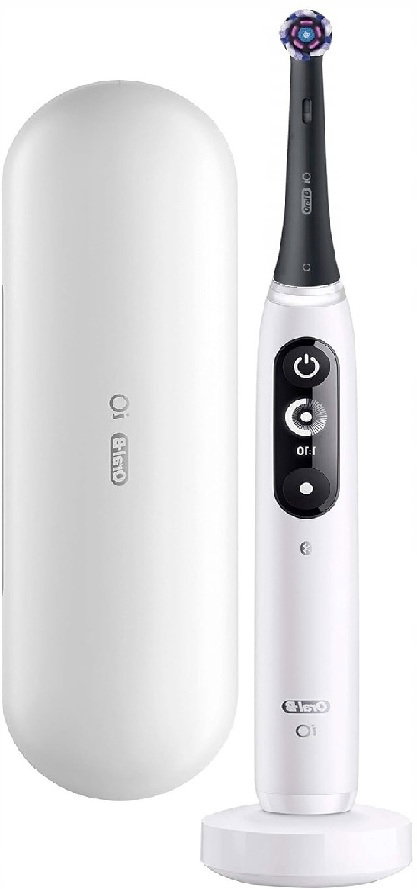 Szczoteczka Oral-B iO8 White Alabaster + Końcówka Radiant