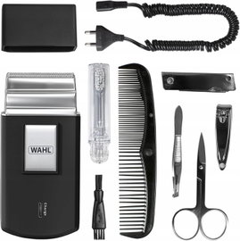 Zestaw Podróżny Wahl Travel Shaver Golarka Akcesoria 7w1 Etui Kompaktowy