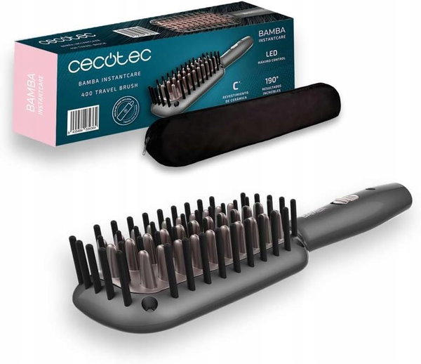 Szczotka Prostująca Cecotec Bamba CeramicCare 400 Touch Łatwe Prostowanie