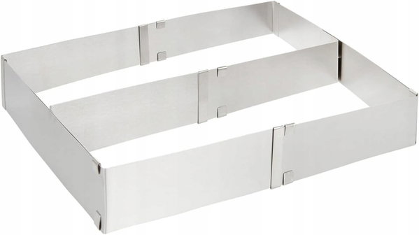 Regulowana Rama do Pieczenia Wenco 28,5-50 cm Kwadratowa Forma