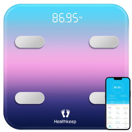 Inteligentna Waga Łazienkowa Healthkeep 001 Analiza BMI, Bluetooth, 180 kg
