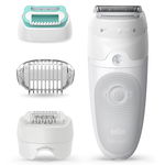 Depilator Braun Silk-epil 5 Biały Na Mokro i Sucho 3 w 1 Damski Trymer Styl