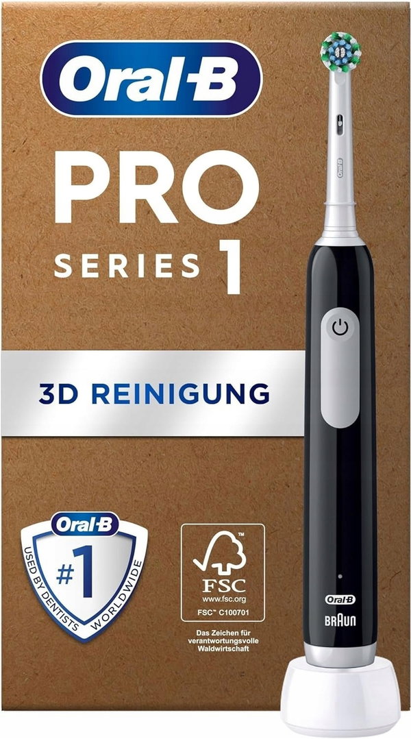 Szczoteczka Elektryczna do Zębów Oral-B Pro Series 1 PLUS EDITION CZARNA