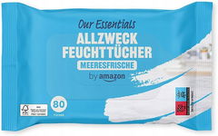 Chusteczki nawilżane Amazon uniwersalne morska świeżość, 80 szt karton 6szt