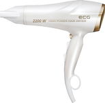 ECG VV 2200 - Suszarka do Włosów z Dyfuzorem i Jonizacją, 2200W