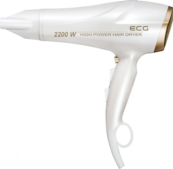 ECG VV 2200 - Suszarka do Włosów z Dyfuzorem i Jonizacją, 2200W