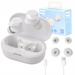 SŁUCHAWKI BEZPRZEWODOWE PHILIPS TAT1209 DOUSZNE ORYGINALNE BLUETOOTH BIAŁE