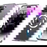ETUI POKROWIEC NAKŁADKA CASE DO IPHONE 14 PRO MAX MAGSAFE WZMACNIANE CLEAR