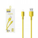 MOCNY KABEL USB DO LIGHTNING IPHONE PRZEWÓD SZYBKIE ŁADOWANIE QC ŻÓŁTY