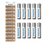 ZESTAW BATERII AAA LR03 ALKAICZYCH 10 SZTUK PHILIPS ZRYWKA ALKAINE