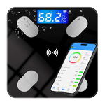 WAGA ŁAZIENKOWA ANALITYCZNA ANDROID iOS 25W1 DOKŁADNA 180KG LCD TEMPERATURA