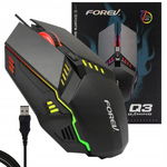 MYSZKA GAMINGOWA DLA GRACZY MYSZ OPTYCZNA KOMPUTEROWA PODŚWIETLANA LED RGB