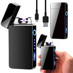 ZAPALNICZKA PLAZMOWA ŁUKOWA ELEKTRYCZNA USB NOWOCZESNA ELEGANCKA WSKAŹNIK