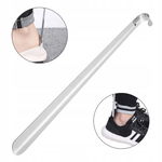 DŁUGA ŁYŻKA DO BUTÓW OBUWIA METALOWA 52 CM SOLIDNA HACZYK DO ZAWIESZENIA