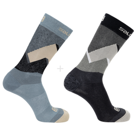 Skarpety SALOMON OUTLINE PRISM 2-PACK DX+SX 36-38