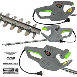 NOŻYCE ELEKTRYCZNE DO ŻYWOPŁOTU NAC HE60-E-CH MOC 600 W OSTRZE 55 CM MOCNE