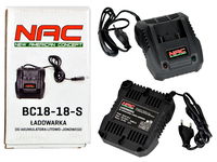 ŁADOWARKA DO AKUMULATORÓW NAC 18V BC18-18-S Z SERII AKUMULTISYSTEM NAC 18 V